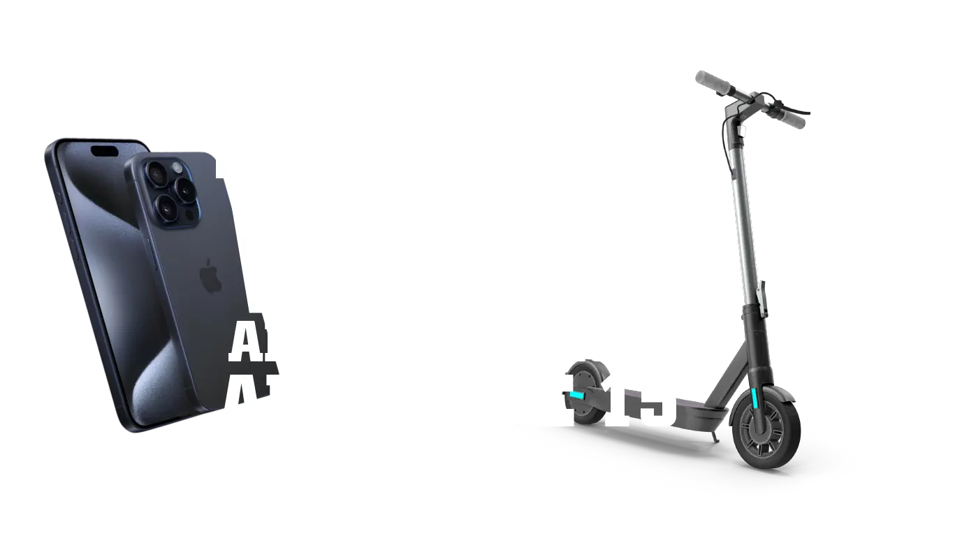 Get a chance to win an E-Scooter or an iphone 15